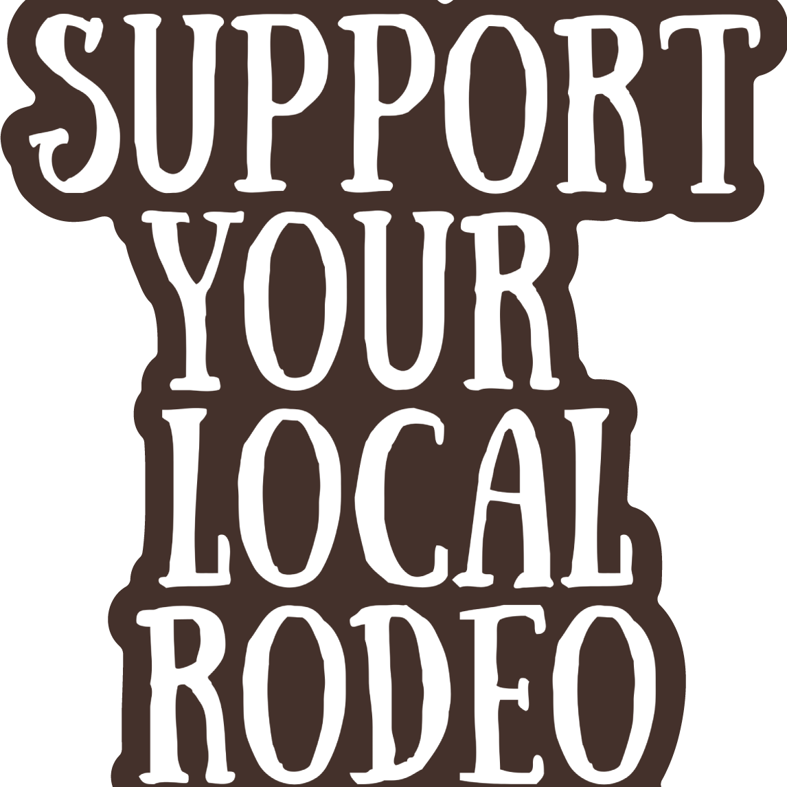 SUPPORT LOCAL RODEO STICKER