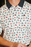 MENS TEXAS THEME POLO