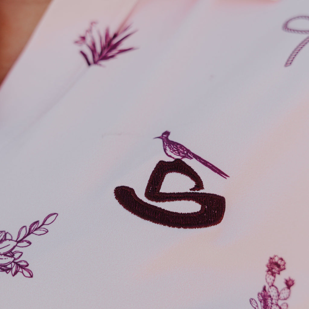 LADIES DESERT THEME POLO