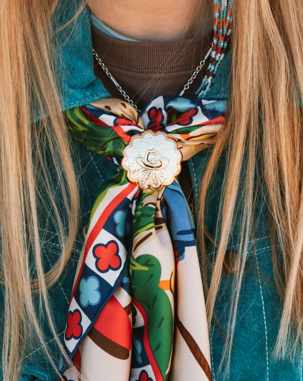 Saturday Silks Fiesta Western Scarf