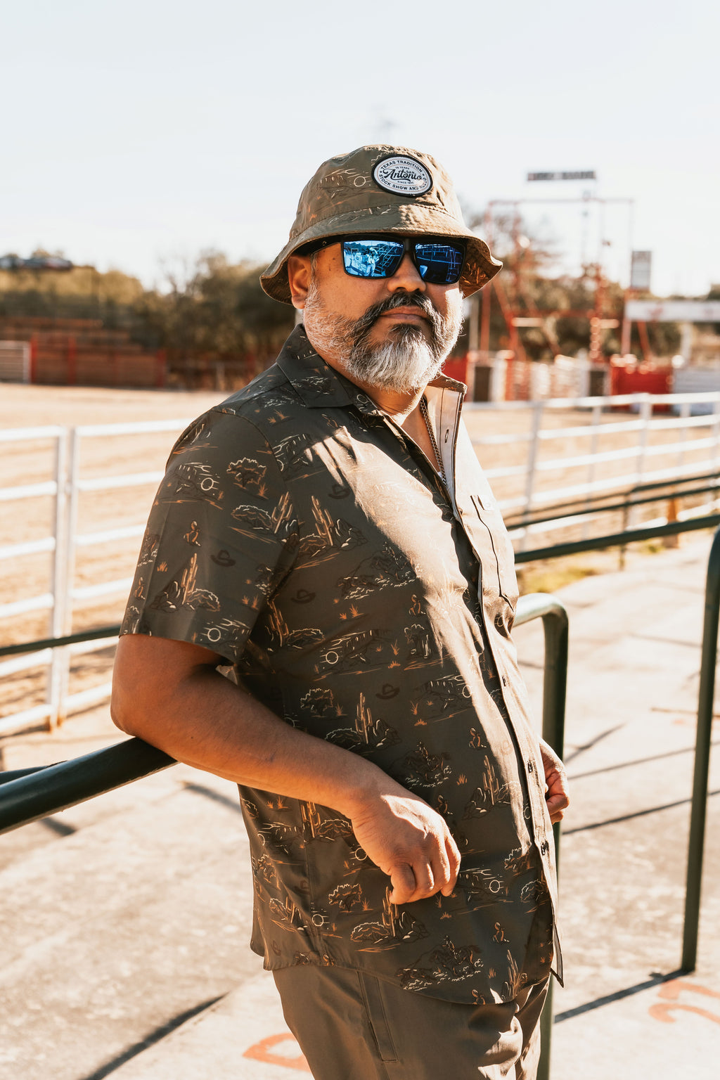 DESERT SUNDOWN BUCKET HAT