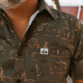 DESERT SUNDOWN BUTTON UP