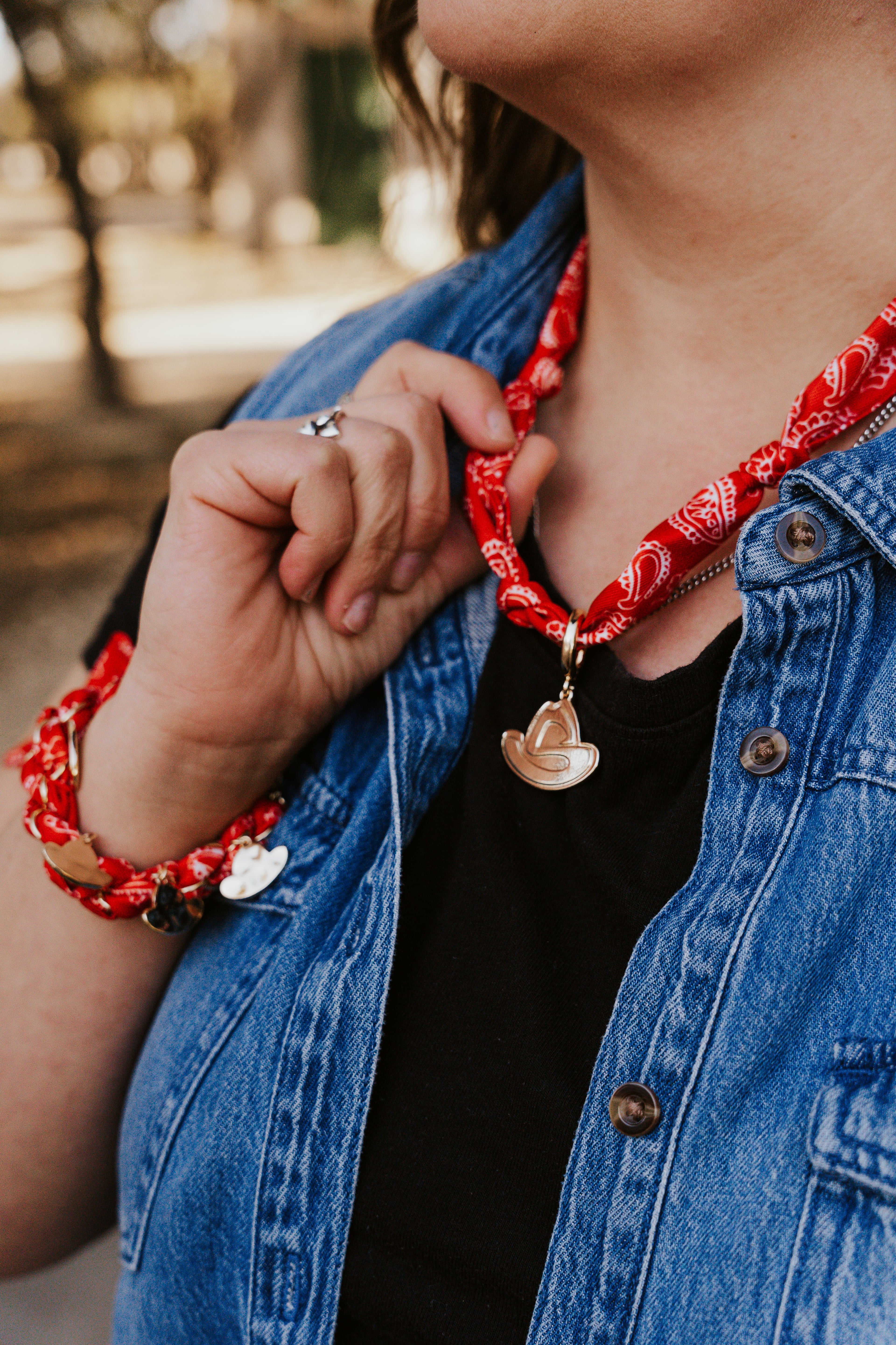 SA RODEO BANDANA SCARF BRACELET