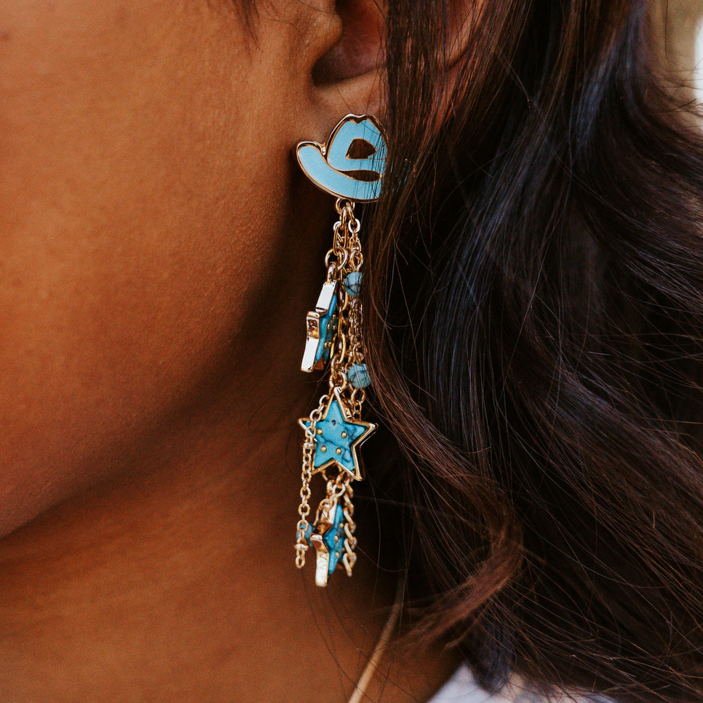 LETS RODEO CLUSTER EARRINGS