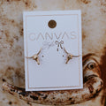 STEER STUD EARRINGS GOLD