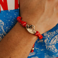 SA RODEO PARACORD BRACELET RED
