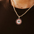 SA RODEO DISC NECKLACE