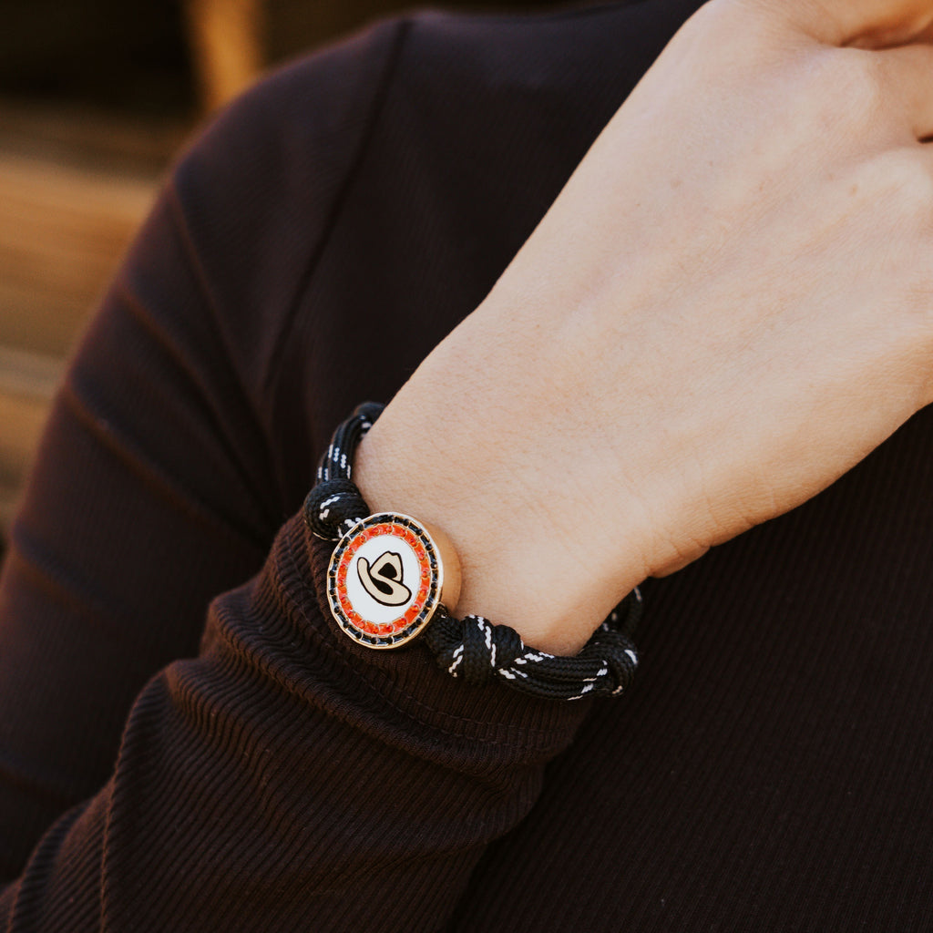 SA RODEO PARACORD BRACELET BLACK