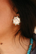 BUFFALO COIN STUD EARRINGS