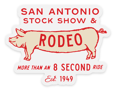 SKINNY PIG STICKER
