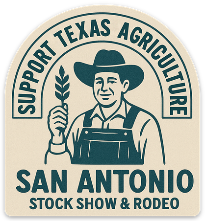 SUPPORT TX AG FARMER STICKER