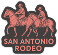 TWIN HORSES STICKER