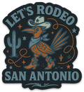 ROADRUNNER COWBOY STICKER NAVY