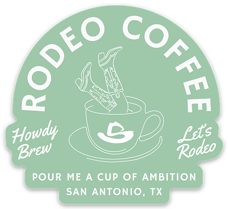 MINT RODEO COFFEE STICKER