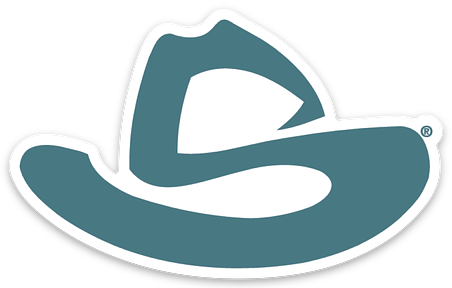 HAT STICKER TEAL