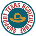 SUPPORT TX AG STICKER