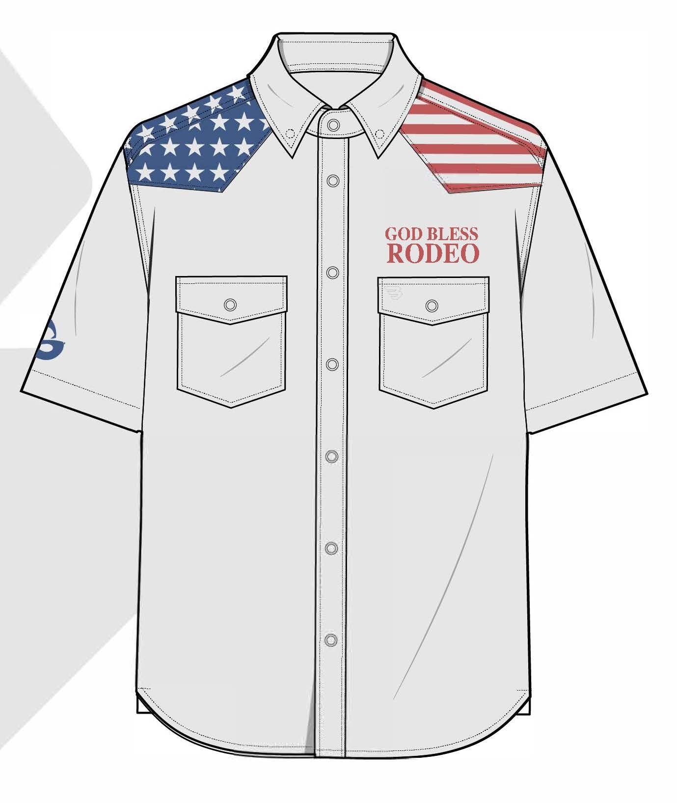 God Bless Rodeo All American Shirt