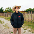 YOUTH BLK PUFFER JACKET