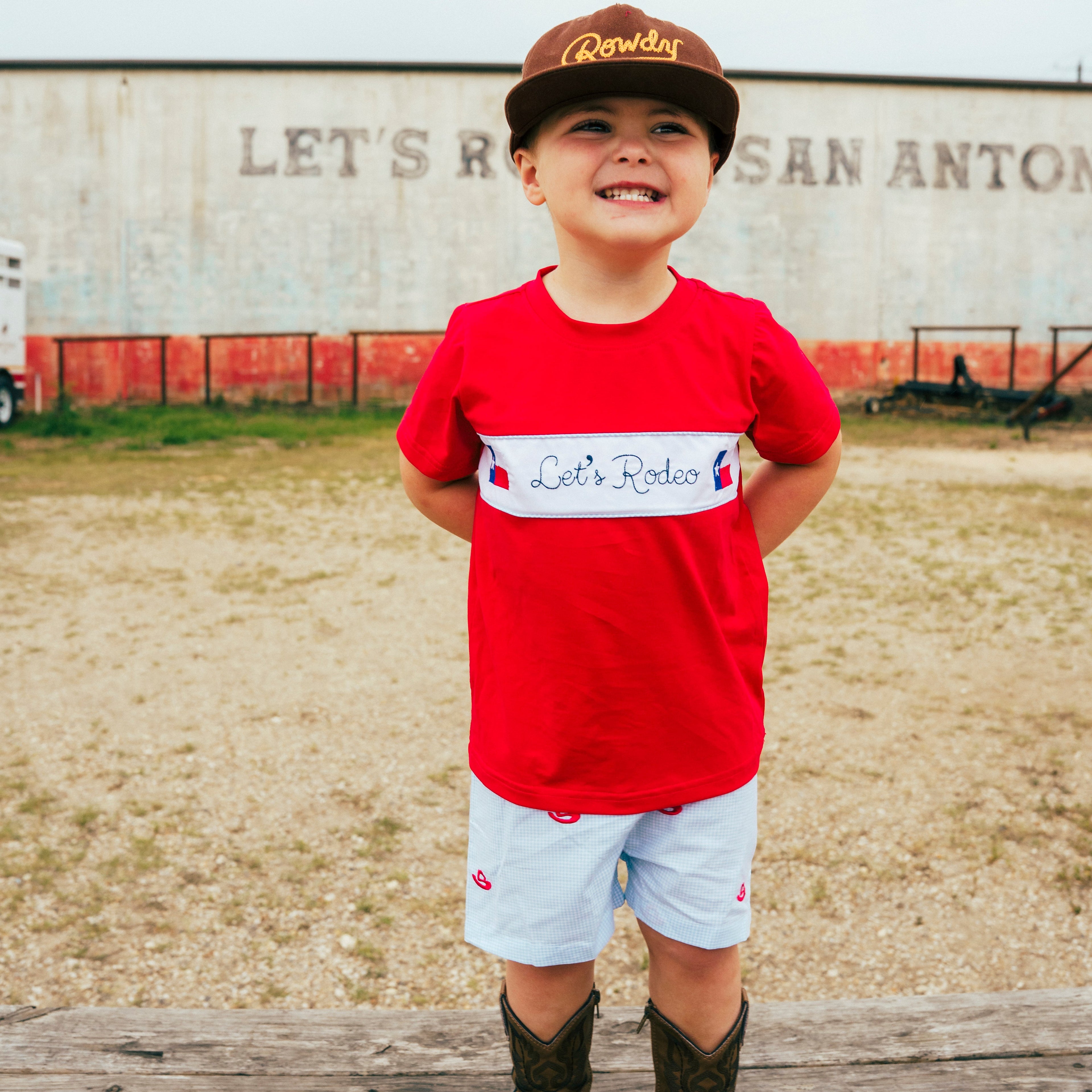 BOYS TEXAS SHORT SET