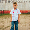 BOYS TEXAS GUAYABERA BUTTON DOWN