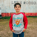 YOUTH HIGHLAND COW BASEBALL TSHIRT