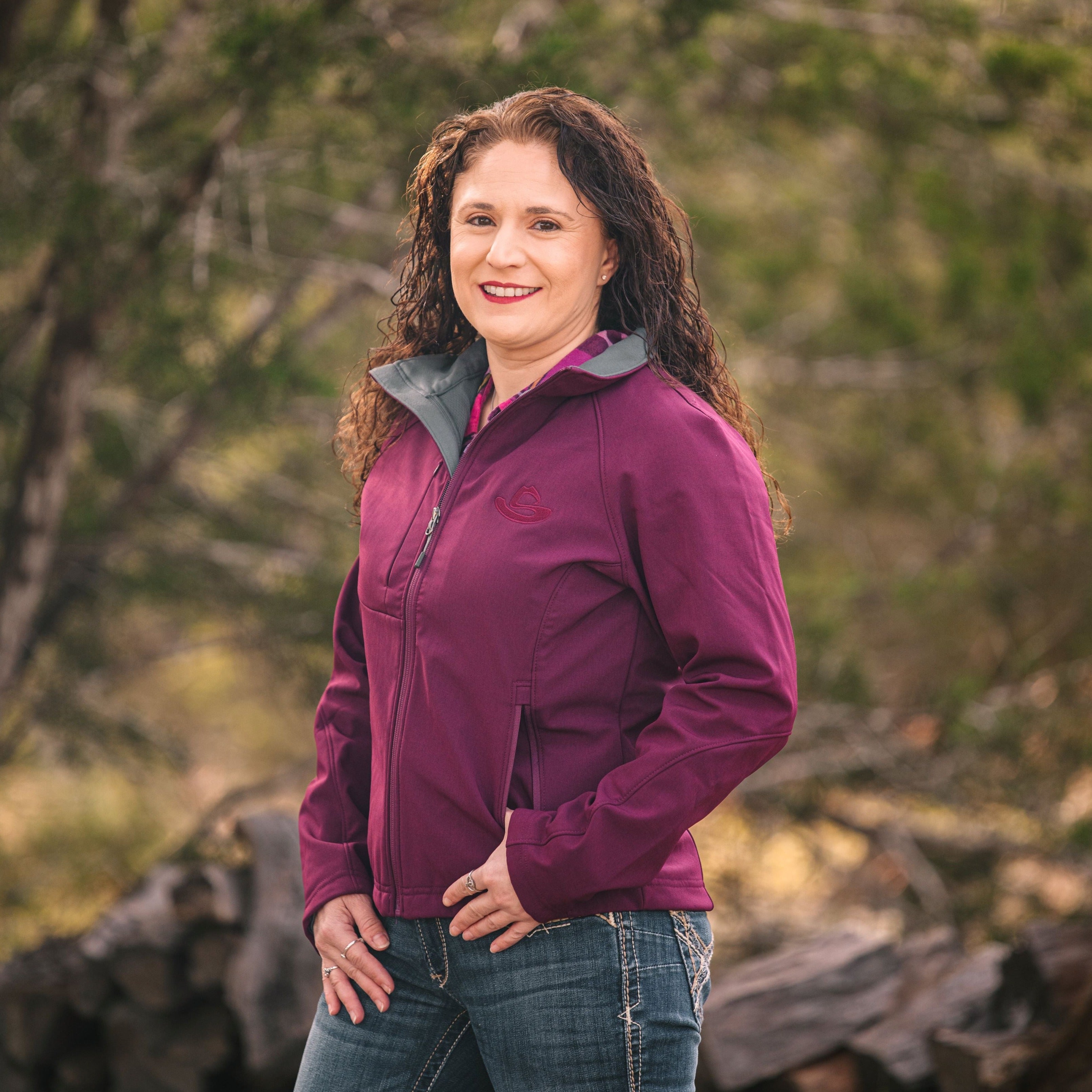 LADIES PURPLE JACKET